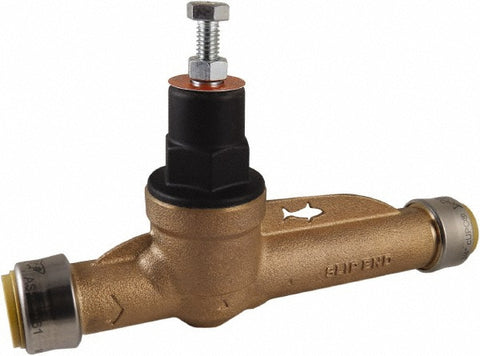 3/4" Pipe, Push Fit End Connection, Bronze Body Pressure Regulating Valve