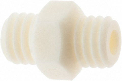 10-32 UNF Male Nylon Threaded Tube Male Hex Nipple