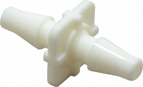 Barbed Tube Union Connector: Single Barb, 1/8" Barb