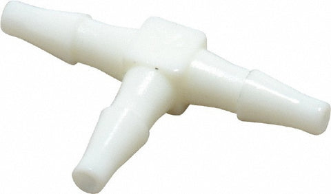 Barbed Tube Union Tee: Single Barb, 1/16" Barb