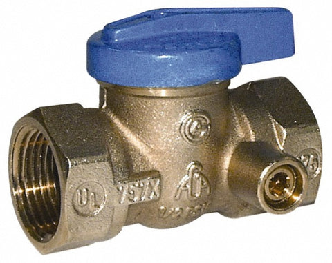 Manual Ball Valve: 3/4" Pipe