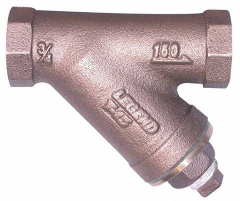1/2" Pipe, C x C Sweat Ends, Lead Free Bronze Y-Strainer