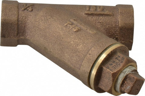 1/4" Pipe, FNPT Ends, Bronze Y-Strainer