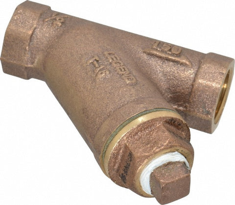 1/2" Pipe, FNPT Ends, Bronze Y-Strainer