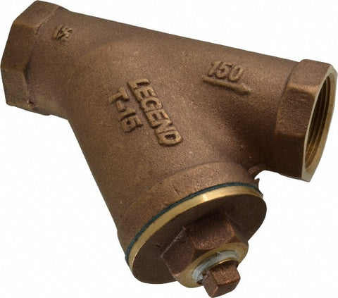 1-1/2" Pipe, FNPT Ends, Bronze Y-Strainer