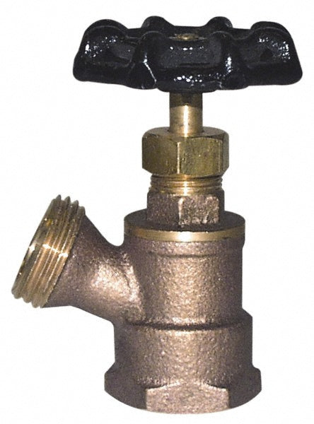 1/2" Pipe, Lead Free Brass, FNPT x MGHT End Connection, Boiler Drain Valve
