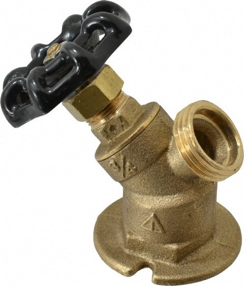 3/4" Pipe, Brass Sillcock