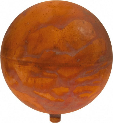 5" Dia, Spherical, Metal Float