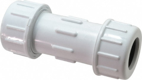 1" Pipe, PVC Compression Pipe Coupling