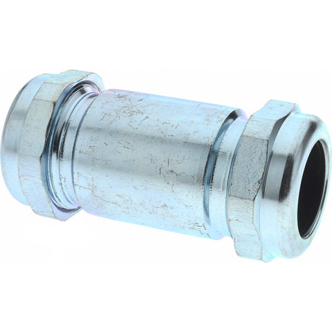 1" Pipe, Galvanized Compression Pipe Coupling
