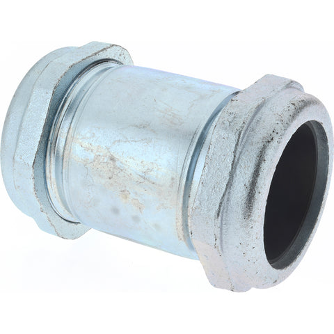 2" Pipe, Galvanized Compression Pipe Coupling