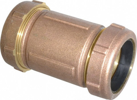 2" Copper Tube, Brass Compression Pipe Coupling