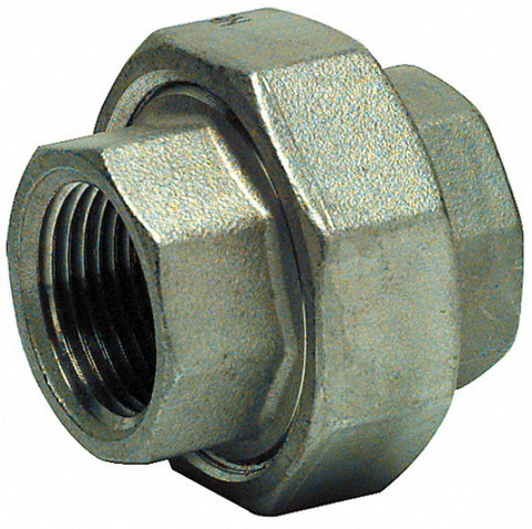 Pipe Union: 1-1/2", 304 Stainless Steel