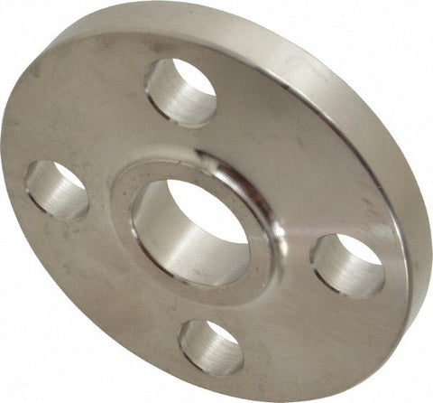 3/4" Pipe, 3-7/8" OD, Stainless Steel, Slip On Pipe Flange