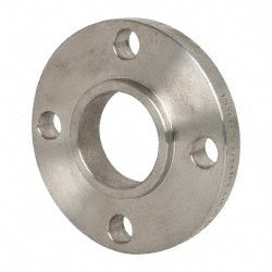 2" Pipe, 6" OD, Stainless Steel, Slip On Pipe Flange