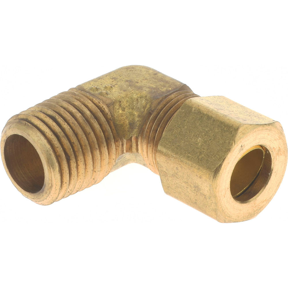 Compression Tube Male Elbow: 1/2-24, 5/16