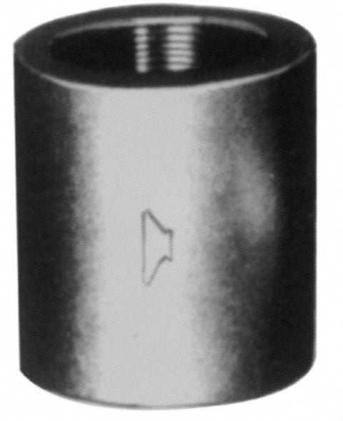 Black Coupling: 2-1/2", Socket Weld