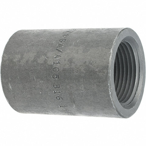 Black Coupling: 1", Threaded