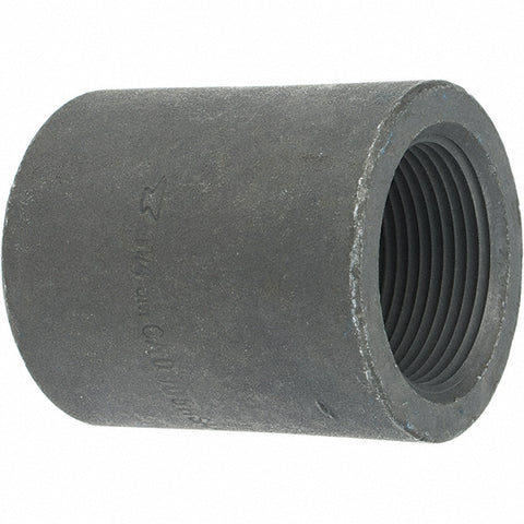 Black Coupling: 1-1/4", Threaded