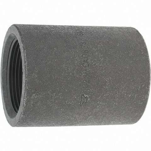 Black Coupling: 1-1/2", Threaded