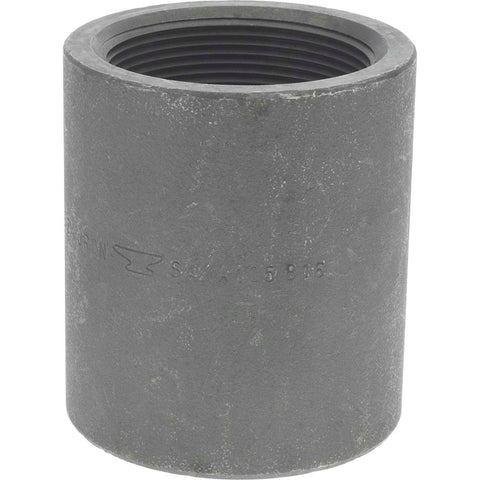 Black Coupling: 2", Threaded