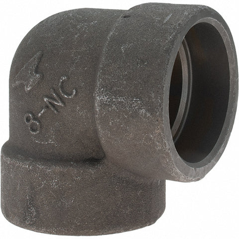 Black 90 deg Elbow: 2", Socket Weld