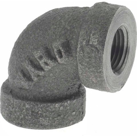 Black 90 deg Elbow: 1/8", Threaded