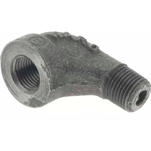 Black 90 deg Street Elbow: 1/8", Threaded