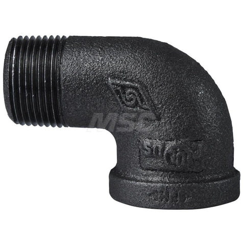 Black 90 deg Street Elbow: 3/4", Threaded