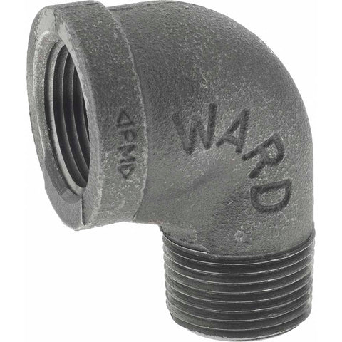 Black 90 deg Street Elbow: 1", 150 psi, Thread x Thread