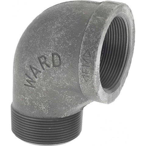 Black 90 deg Street Elbow: 2", 150 psi, Thread x Thread