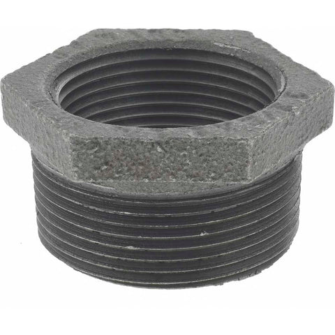 Black Bushing: 1-1/2 x 1-1/4", Threaded