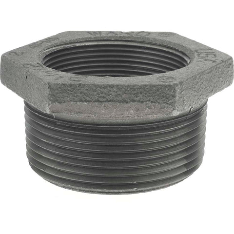 Black Bushing: 2-1/2 x 2", Threaded