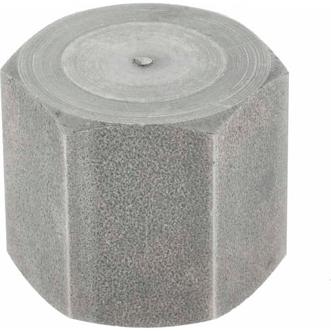 Black End Cap: 3/8", Threaded