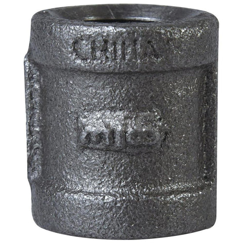 Black Coupling: 3/8", Threaded