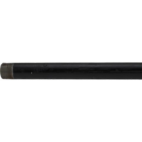 Black Pipe Nipple: 1" Dia x 36" Long, Schedule 40