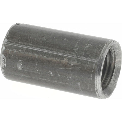 Black Coupling: 1/4", Threaded