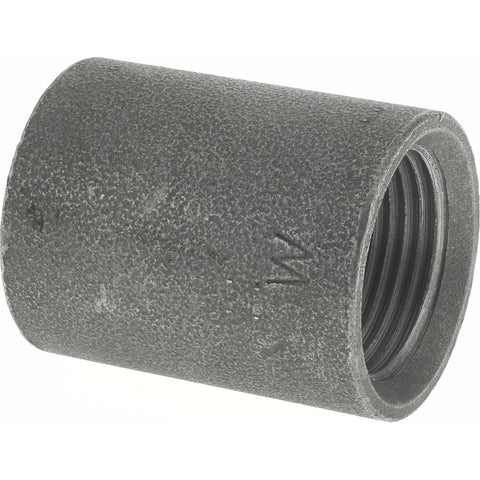 Black Coupling: 3/4", Threaded