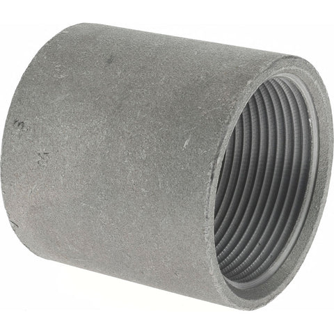 Black Coupling: 1-1/2", Threaded