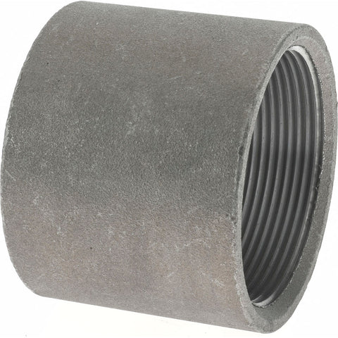 Black Coupling: 2", Threaded