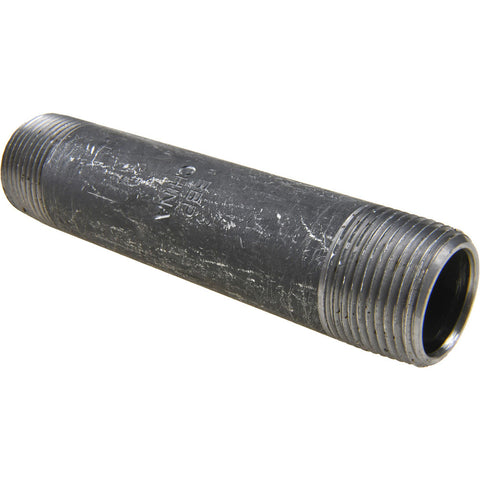 Black Pipe Nipple: 1" Dia x 5-1/2" Long, Schedule 80