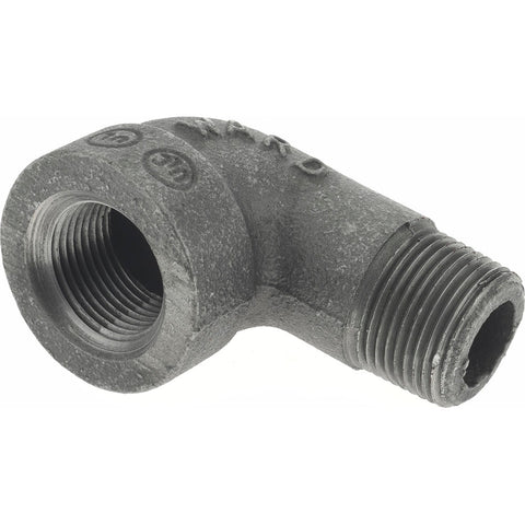 Black 90 deg Street Elbow: 3/4", Threaded