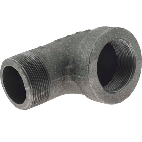 Black 90 deg Street Elbow: 2", 300 psi, Thread x Thread