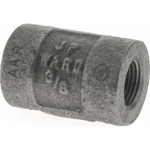 Black Coupling: 3/8", Threaded