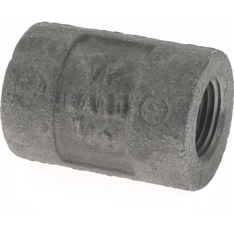 Black Coupling: 1/2", 300 psi, Thread x Thread