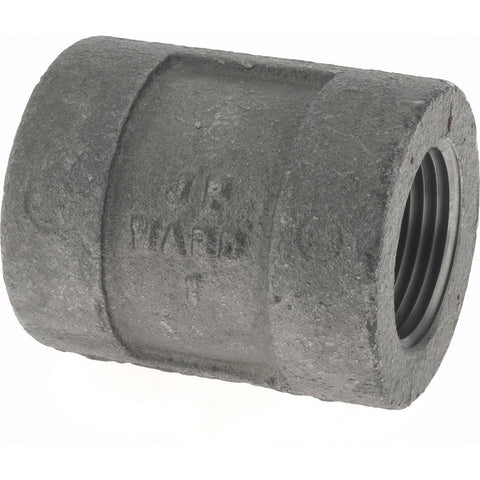 Black Coupling: 1", 300 psi, Thread x Thread