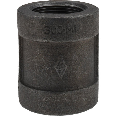 Black Coupling: 1-1/4", Threaded