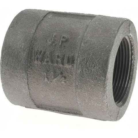 Black Coupling: 1-1/2", Threaded
