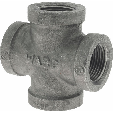 Black Cross: 3/4", Threaded