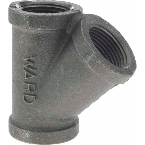 Black 45 deg Lateral Y-Branch: 1", Threaded